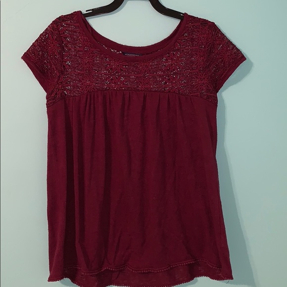 Aeropostale maroon top - Picture 2 of 3